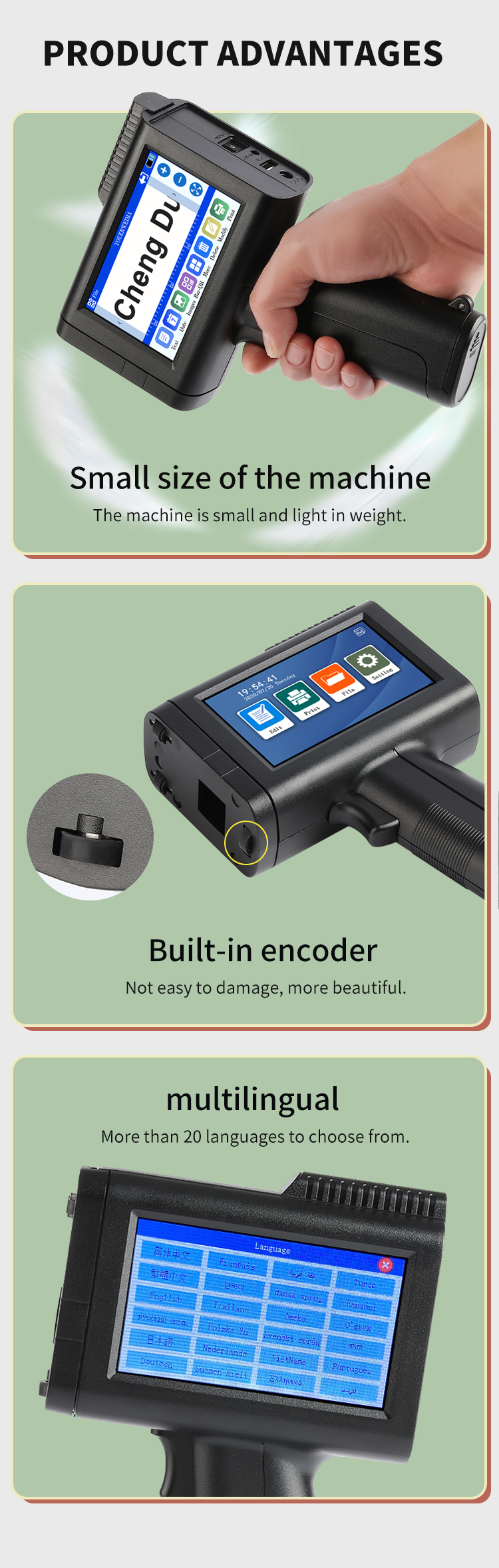 Best Handheld Inkjet Printer Factory Price - Kelier 6