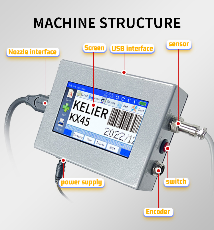 Best Industrial Inkjet Printer Manufacturers Factory Price - Kelier 8