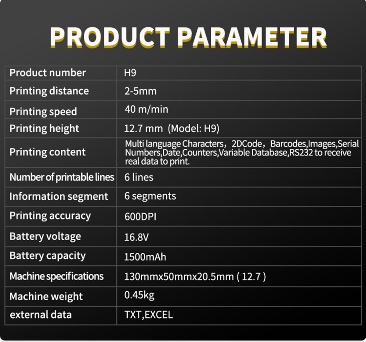 China handheld inkjet printer for plastic manufacturers - Kelier 5