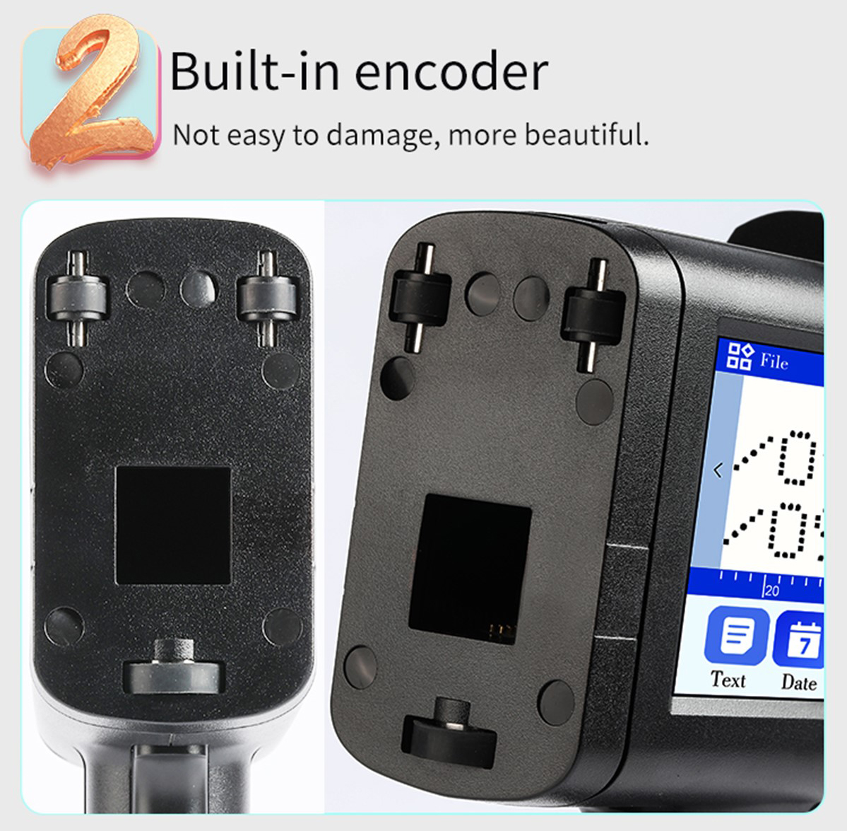 China handheld inkjet printer for plastic manufacturers - Kelier 7