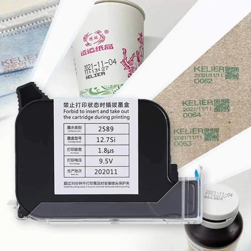 Kelier - Handheld inkjet printer industrial tij2.5 printer ink cartridges 1
