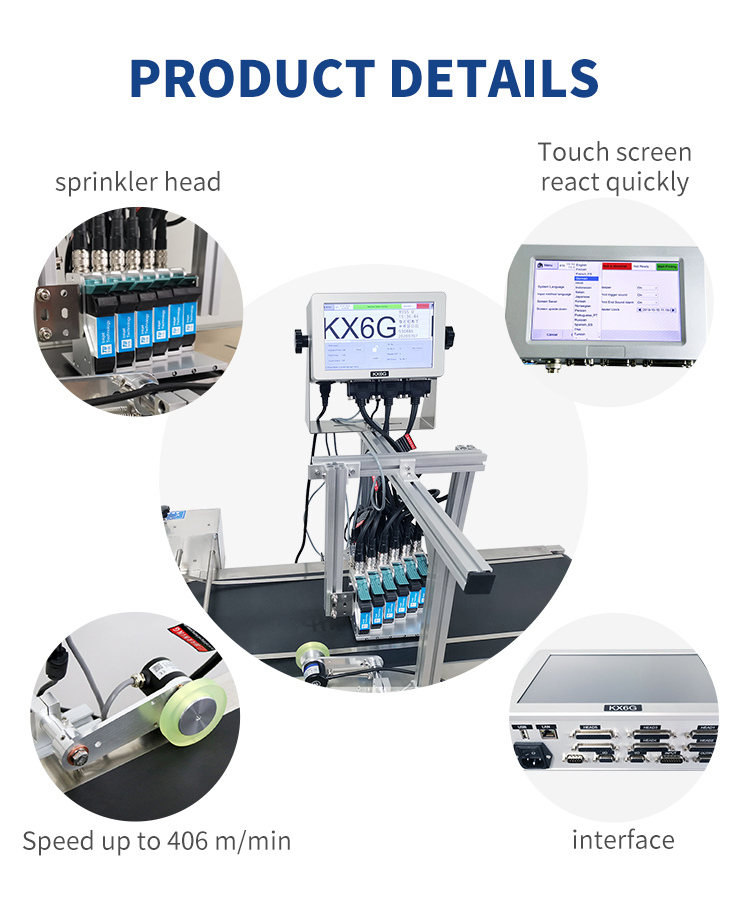 Kelier - 2021 Newest inkjet printer for eggs/6 head egg inkjet printer/Egg Print Machine with low price Online Inkjet Printer 11