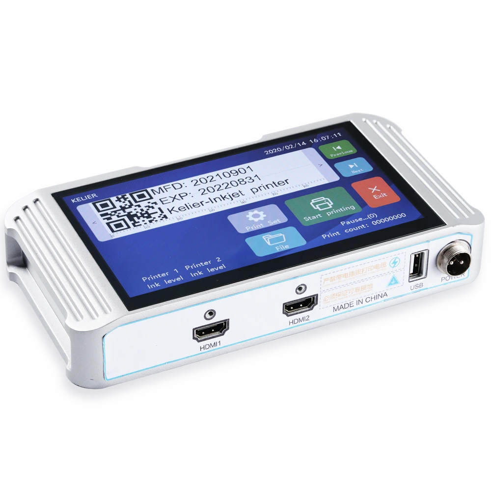 Kelier - Kelier date inkjet printer continuous TIJ coding machine coding online thermal inkjet printer Online Inkjet Printer 1