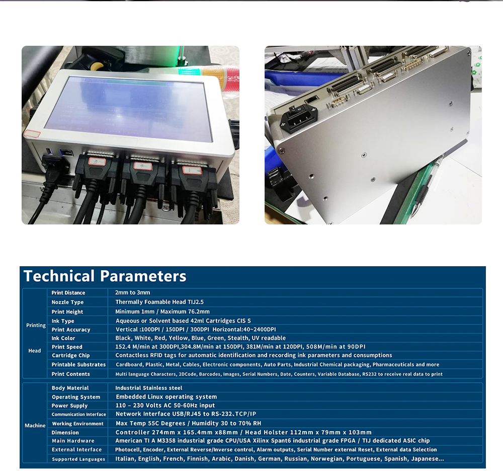 Kelier - Multiple nozzle touch screen 6-headed Egg QR code printer tij industrial printer inkjet coding machine Online Inkjet Printer 10