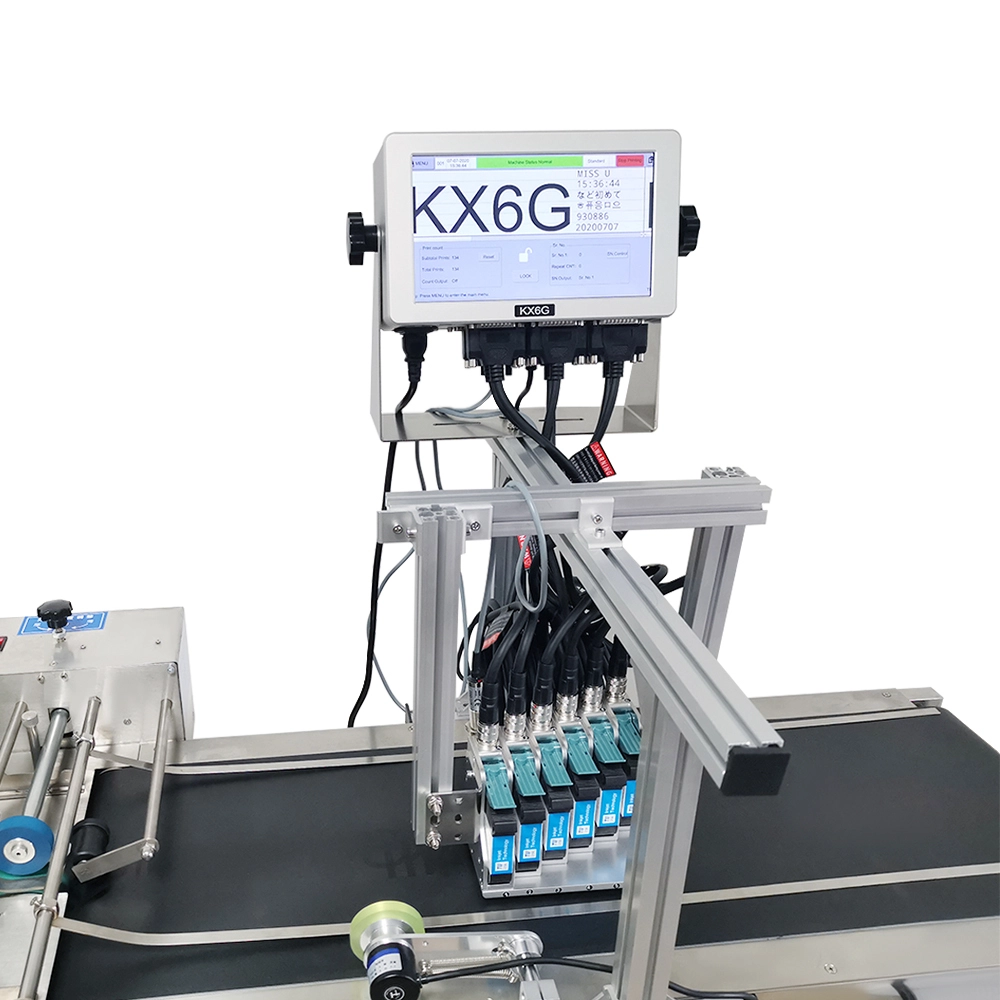 Kelier - Kelier 3~6 Printing heads inkjet nozzle industrial online variable data code printer kx5g Online Inkjet Printer 1