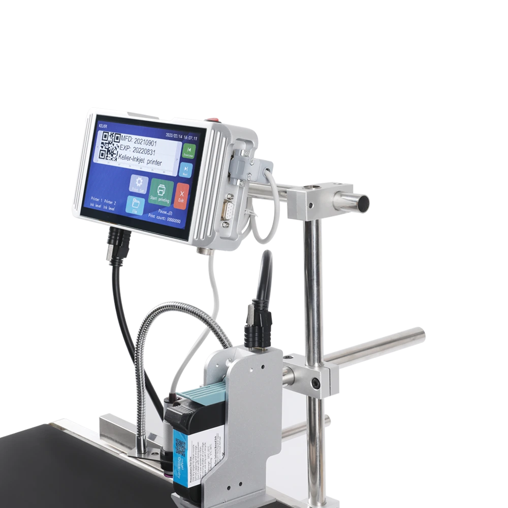 Kelier - Kelier industrial expiry date coding machine Online Inkjet Multi Language Printer For Paper Online Inkjet Printer 1