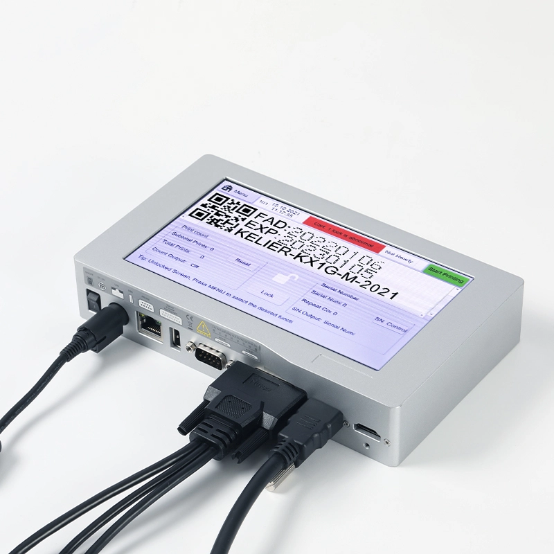 Kelier - China Printer Code Machine Automatic Batch Coding Machine Food Packaging Printing Printer For Printing On Bags Online Inkjet Printer 1