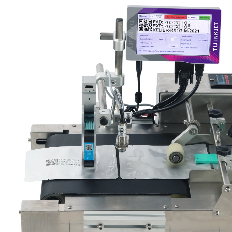 Kelier - 2022 New Printer Machine Inkjet Online Inkjet Machines Printer Barcode QR Code Printing Inkjet Printer For Production Line Online Inkjet Printer 1