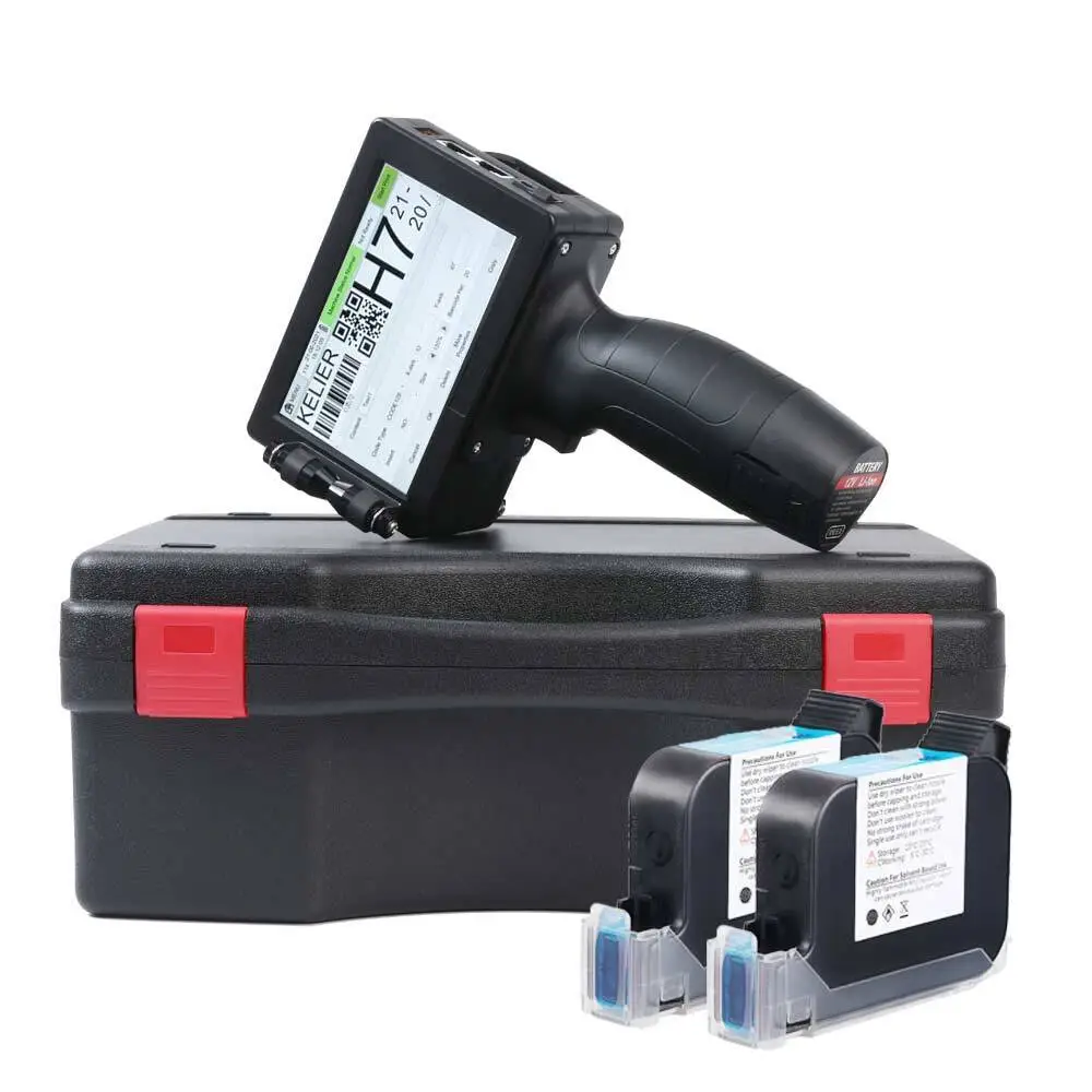 Kelier - Korean Inkjet Printer Handheld Printer 12.7Mm Batch Coding Machine Food Packaging Printing Printing Machine For Plastic Handheld Inkjet Printer 1