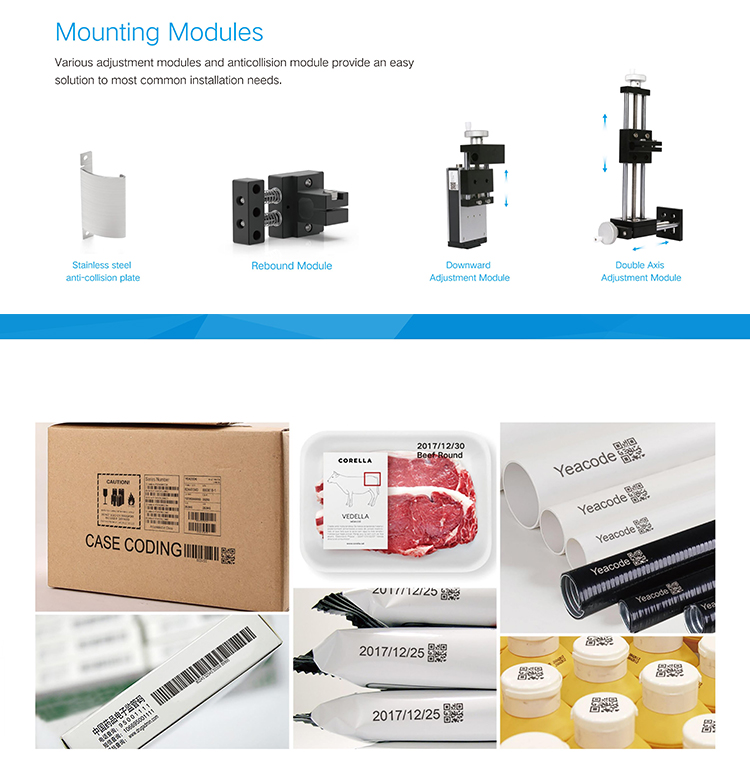 Kelier - KELIER 2021 new 71mm-280mm Multi-functional piezo inkjet printer with Continuous Ink Supply System (CISS) Online Inkjet Printer 14