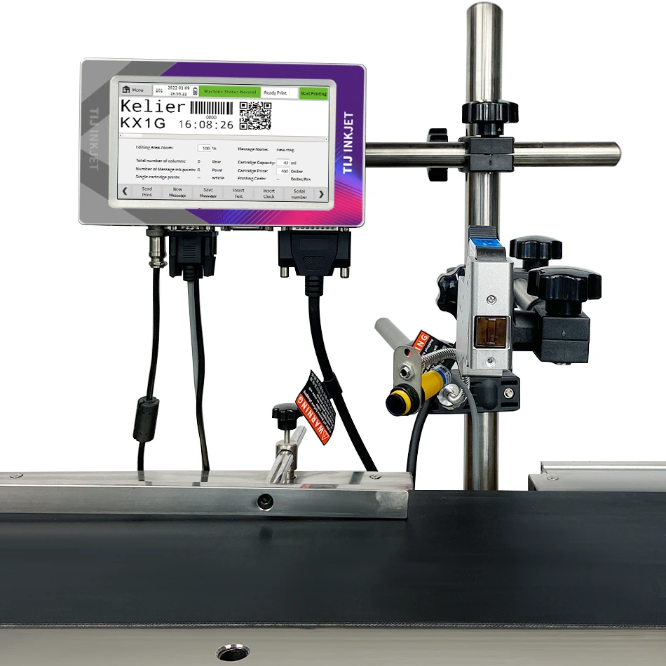 Kelier - KELIER Mask packaging Coding machine mask inkjet printer printing non-woven mask logo Online Inkjet Printer 1