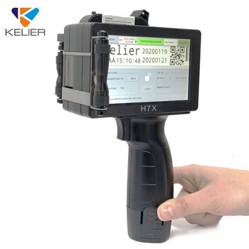 Kelier - chinese handheld inkjet printer for picture LOGO QR code DM printer ink expiration date Handheld Inkjet Printer 1
