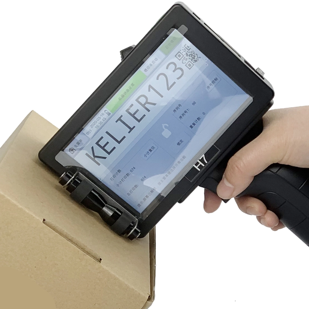 Kelier - kelier H7 handjet portable handheld inkjet printer for Plastic, carton, metal Handheld Inkjet Printer 1