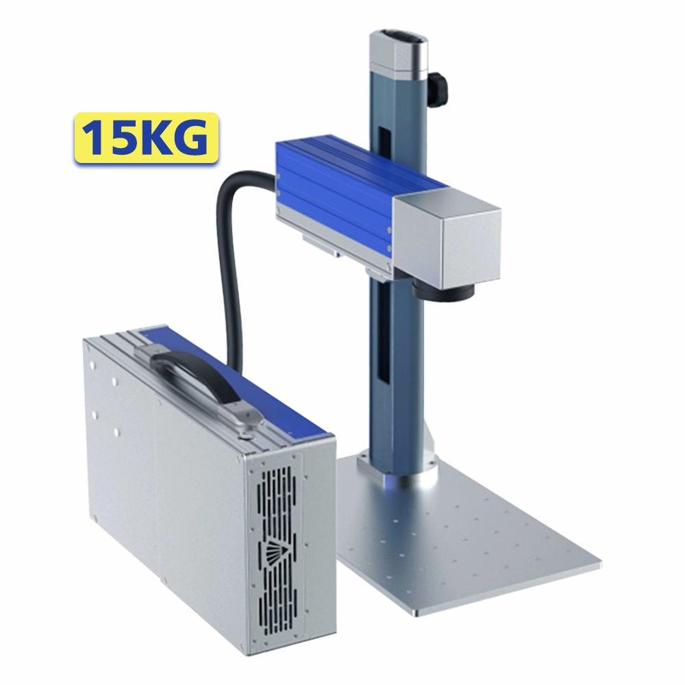 Kelier - 20W 30W 50W 100w deep engraving mopa color ipg metal steel 3d fiber laser marking machine price Fiber laser marking machine 1