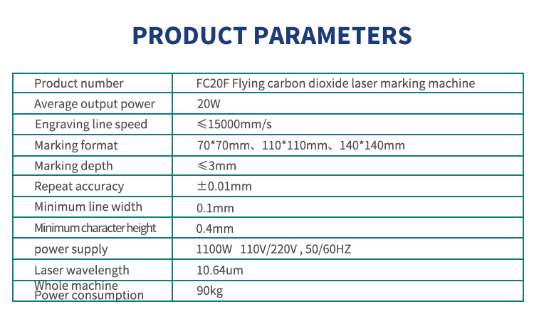 Kelier - Raycus Source Laser Marking Machine co2 Laser Marking Machine 30W Fiber Laser Marking Machine CO2 laser marking machine 10