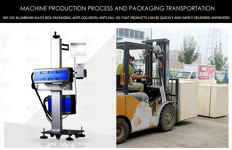 Highly efficient and stable marking industrial production CO2 Online Flying Laser Marking Machine FCF-3