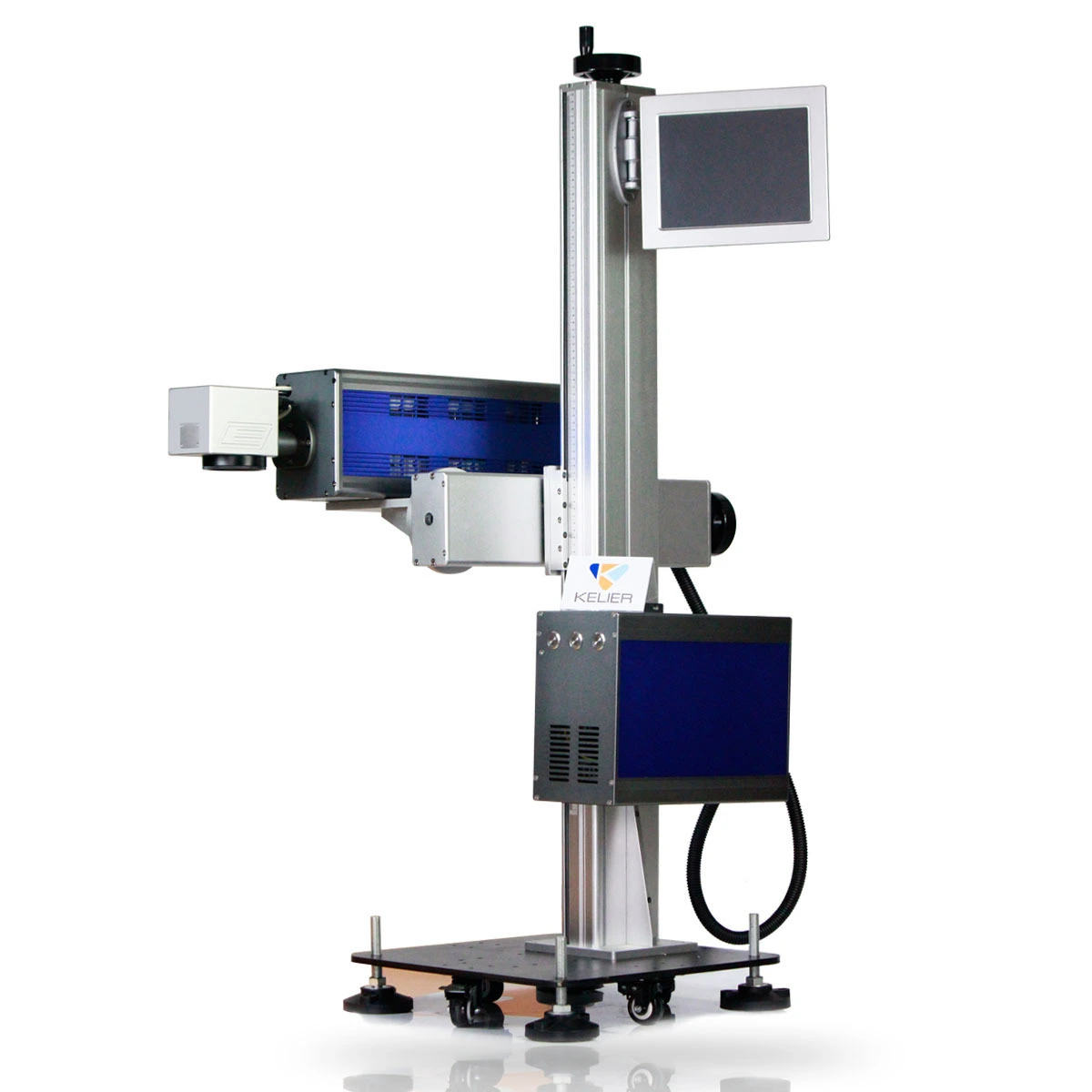 Kelier - Fly online CO2 Fiber Laser Marker Machine FCF-2 CO2 laser marking machine 1