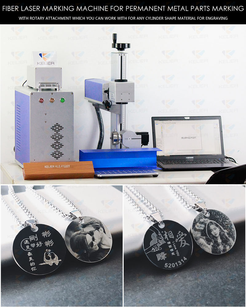 laser printers for metal/plastic/tag/key chains/pen metal tag printing machine-3