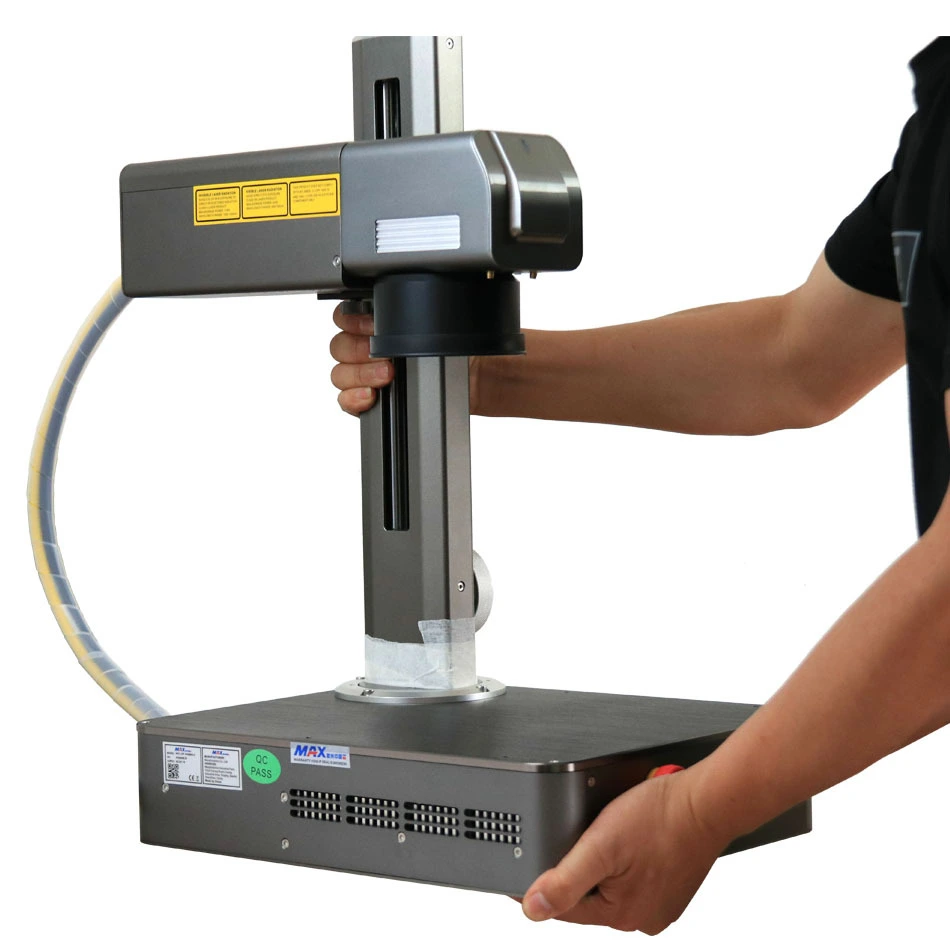Kelier - 10w fiber laser marking machine automatic date code printing machine made in china Fiber laser marking machine 1