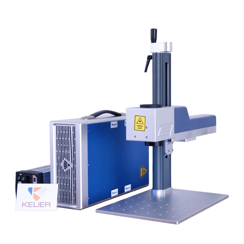 Kelier - fiber laser marking machine with rotary metal photo printing machine qr code laser printer Fiber laser marking machine 1