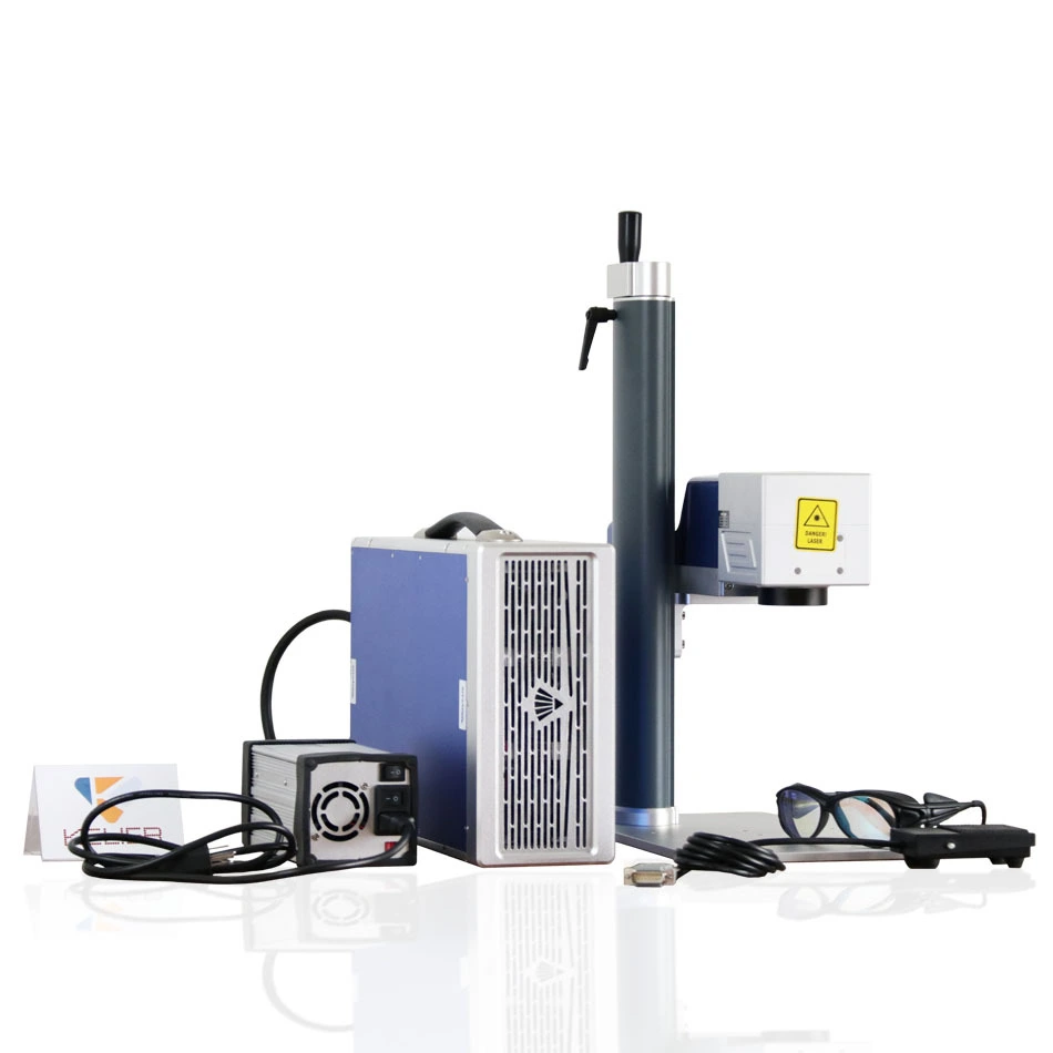 Kelier - Fiber Laser Metal Engraving Machine Laser Printer Desktop Laser Marking Machine for marking bottles printer Fiber laser marking machine 1