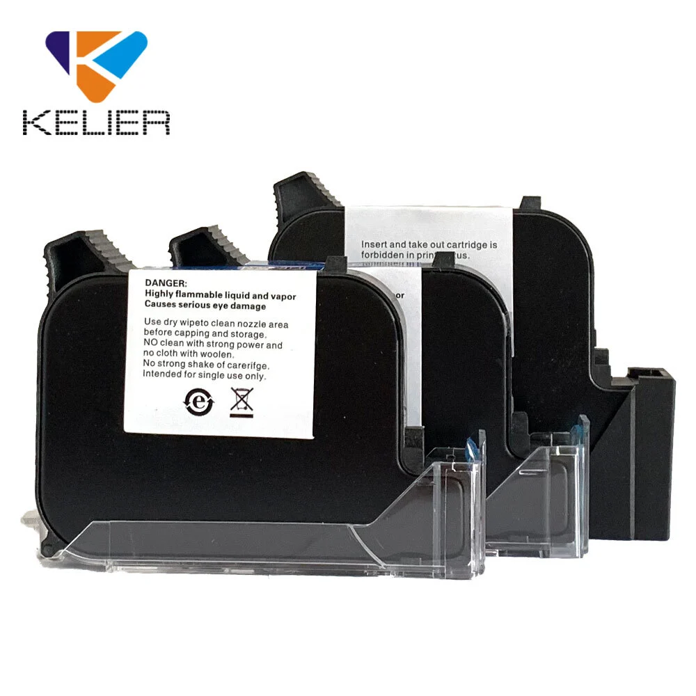 2580 2586K Solvent Black Ink Cartridge for Anser u2 H6 H7 M3 M3S M6 M7 KX1G Inkjet Printer-kelier 1