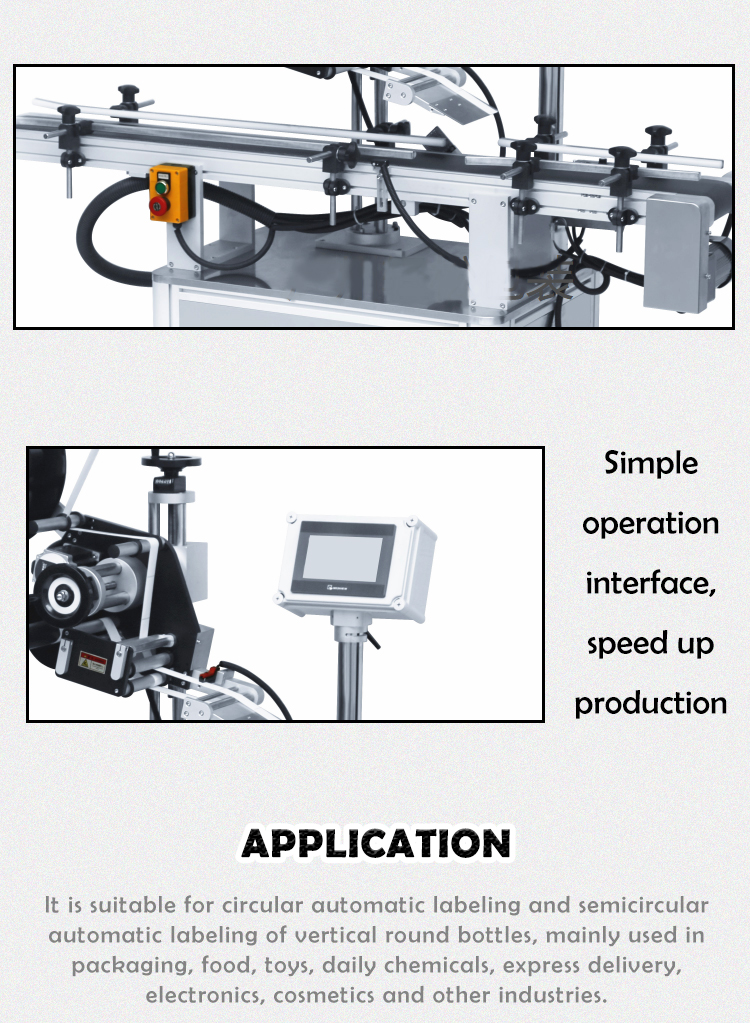 Scratch Card Flat Surface Bottle Pouch Automatic Labeling Sticking Machine For Cosmetics Flat labeling machine-KELIER 10