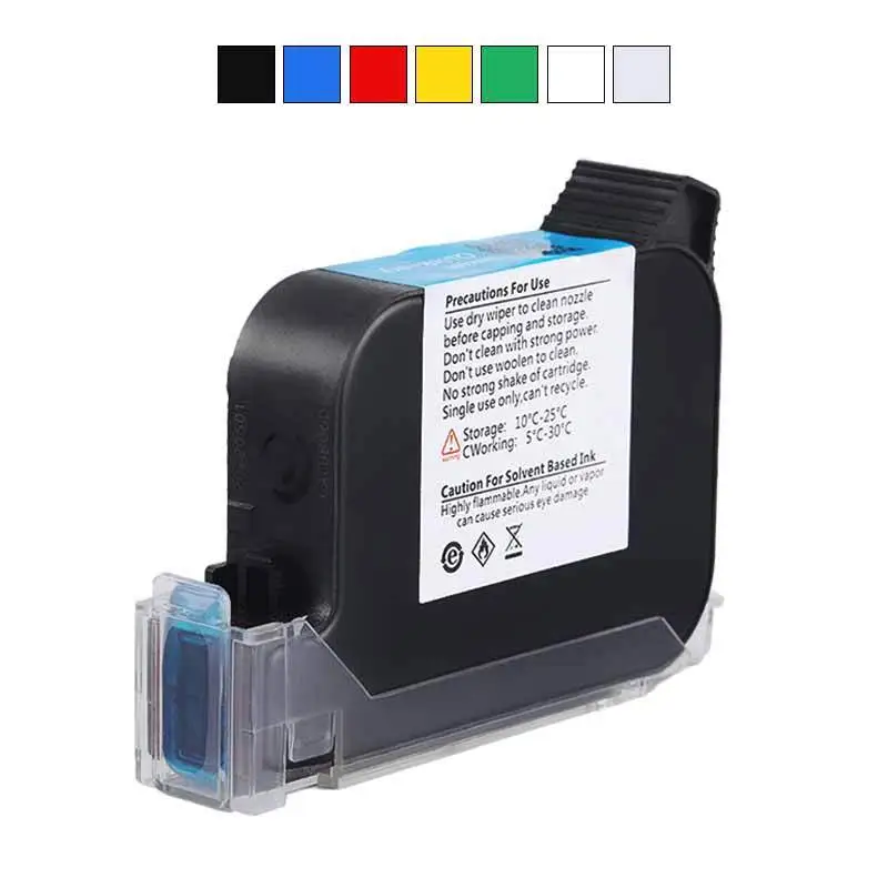 Kelier - Invisible red green ink cartridge for 25.4mm 12.7mm tij2.5 industrial ink cartridges solvent ink Ink cartridge 1