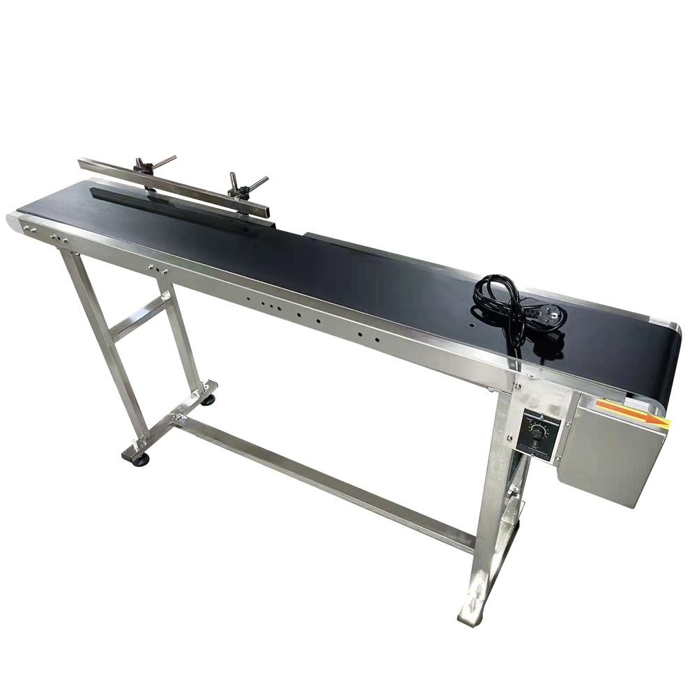Kelier - KELIER High Speed Adjustable Transfer Conding Conveyor Belt for TIJ Online Printer Conveyor belt 1