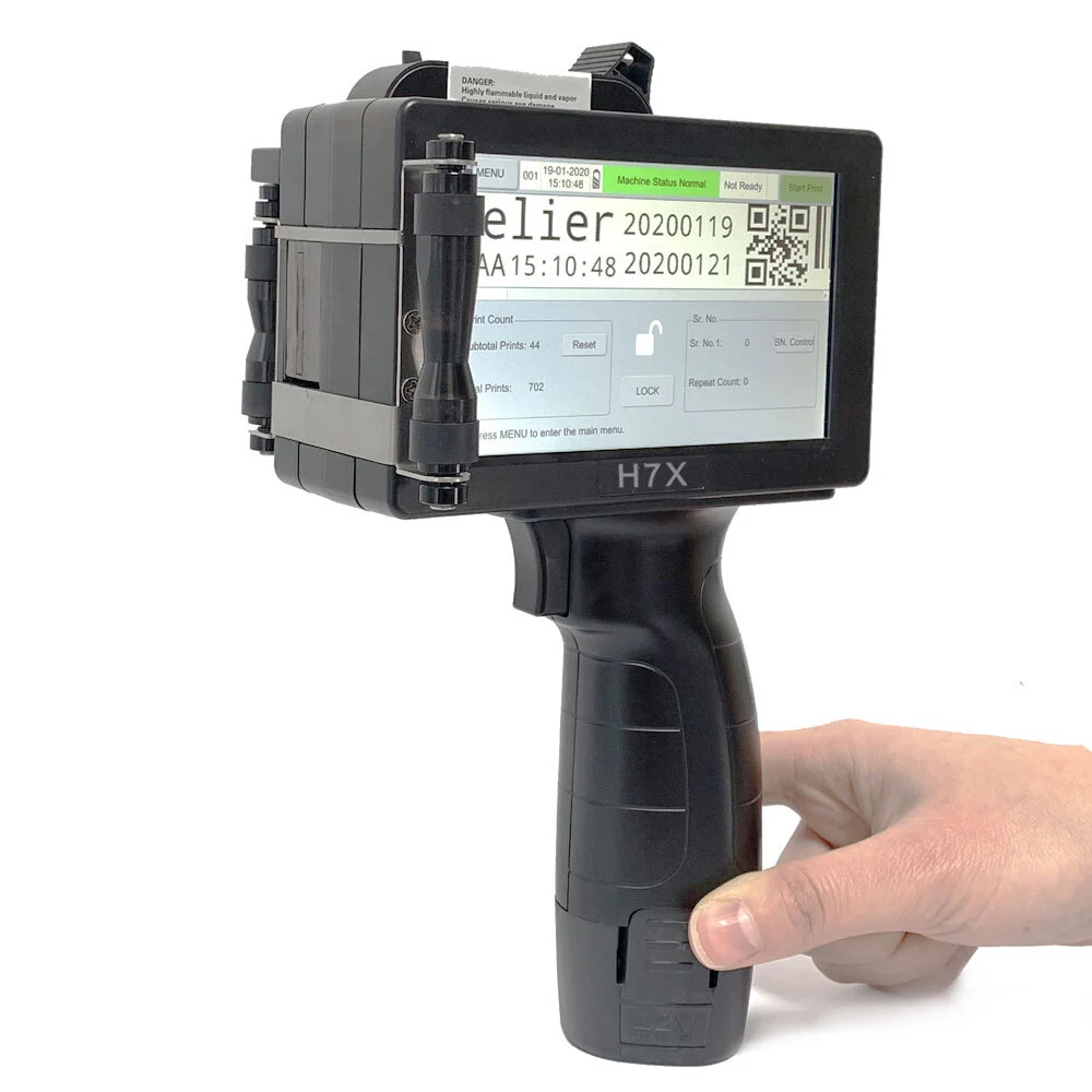 Kelier - handheld printer Hot Sale Handheld Inkjet QR Code marking machine kelier h7 Non-standard customization 1