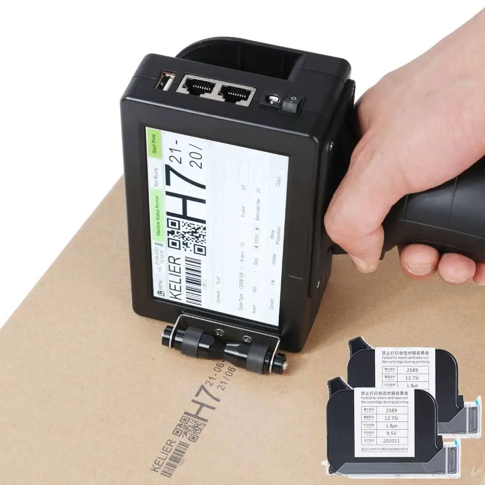 Kelier - Multi-Language Portable Handheld Inkjet Printer Industrial Inkjet Coding Printer Logo Printing Sublimation Printer For Fabric Non-standard customization 1