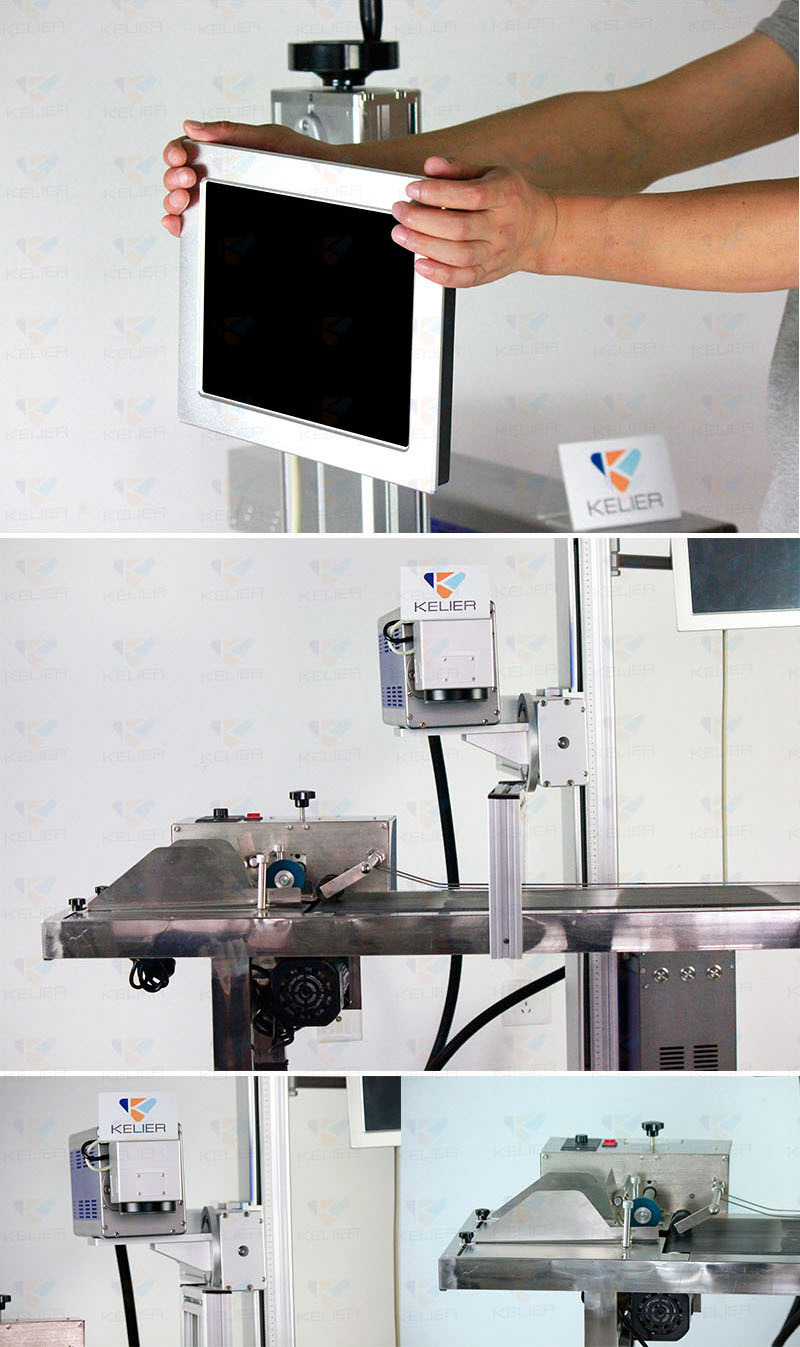 Highly efficient and stable marking industrial production CO2 Online Flying Laser Marking Machine FCF-3