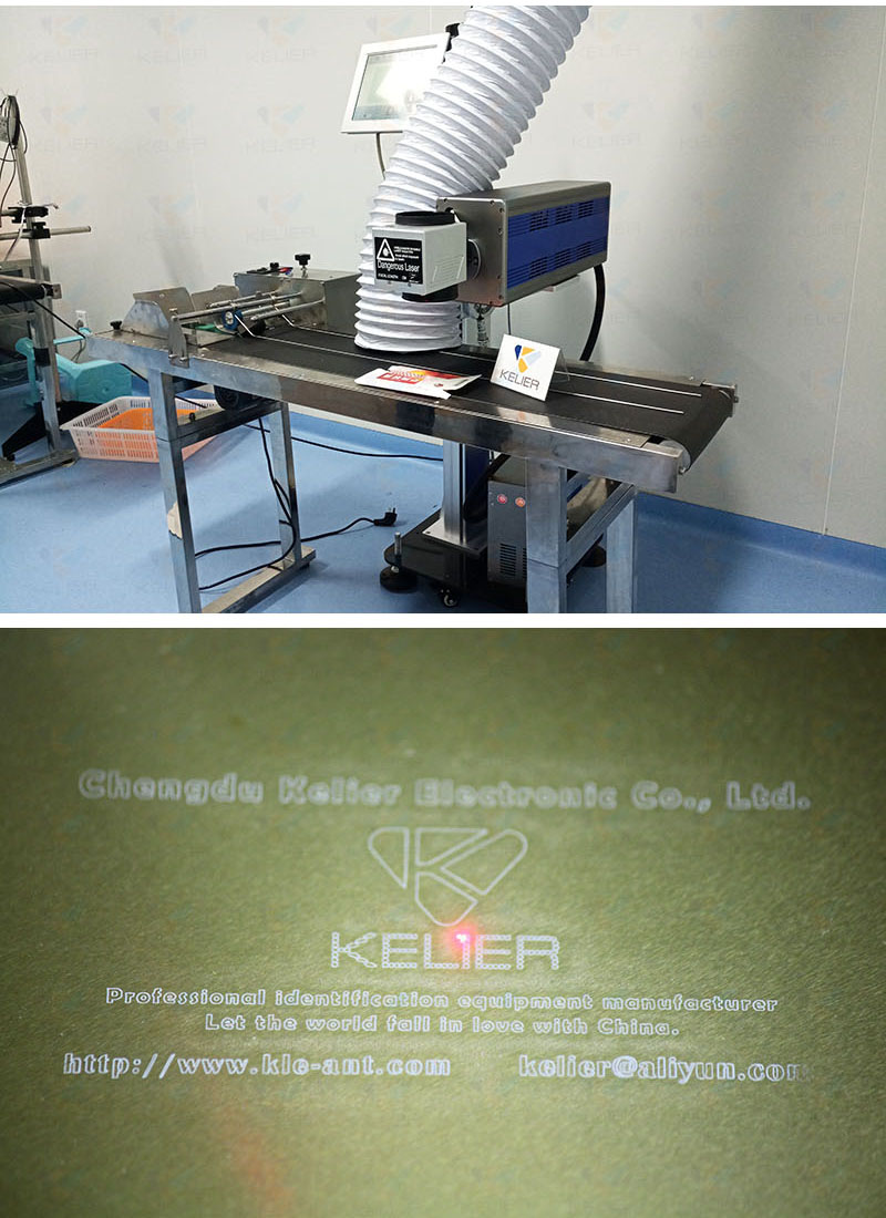 Highly efficient and stable marking industrial production CO2 Online Flying Laser Marking Machine FCF-3