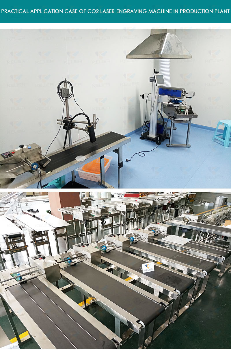 Highly efficient and stable marking industrial production CO2 Online Flying Laser Marking Machine FCF-3