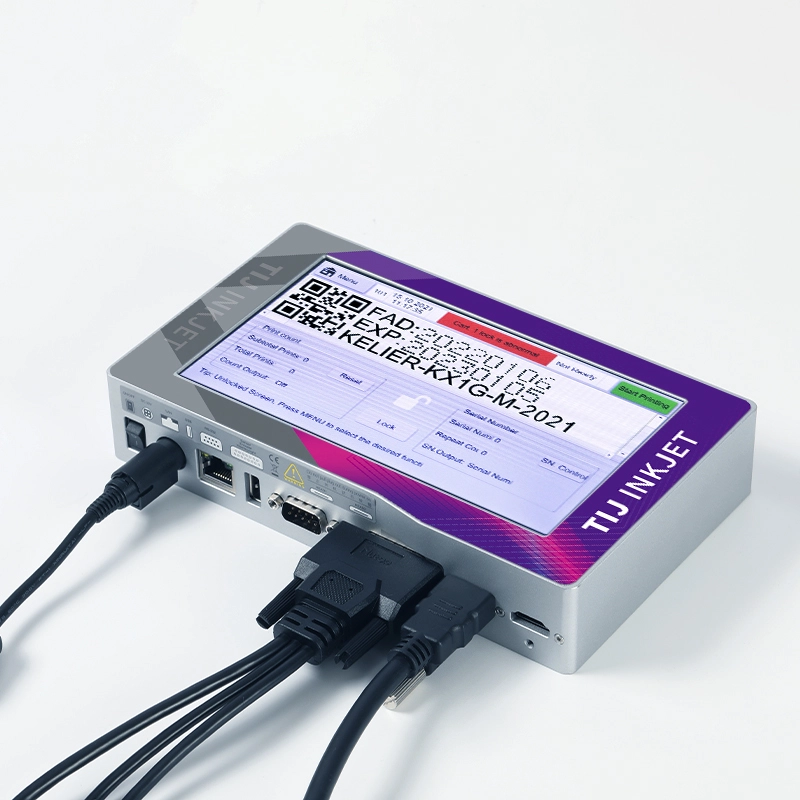 Kelier - 2022 New Bar Code Inkjet Printer Label Printer Color Inkjet Online Food Packaging Printing Batch Coding Machine For Bottles Non-standard customization 1