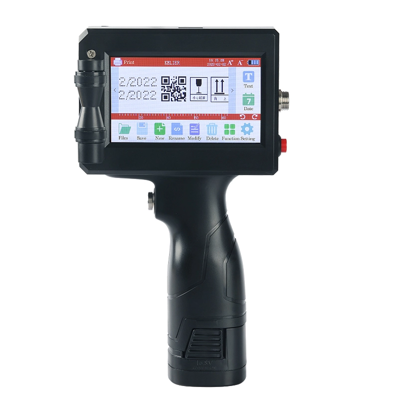 Kelier - Industrial Handheld Inkjet Printer Batch Coding Machine 2021 best popular inkjet handheld printer Non-standard customization 1
