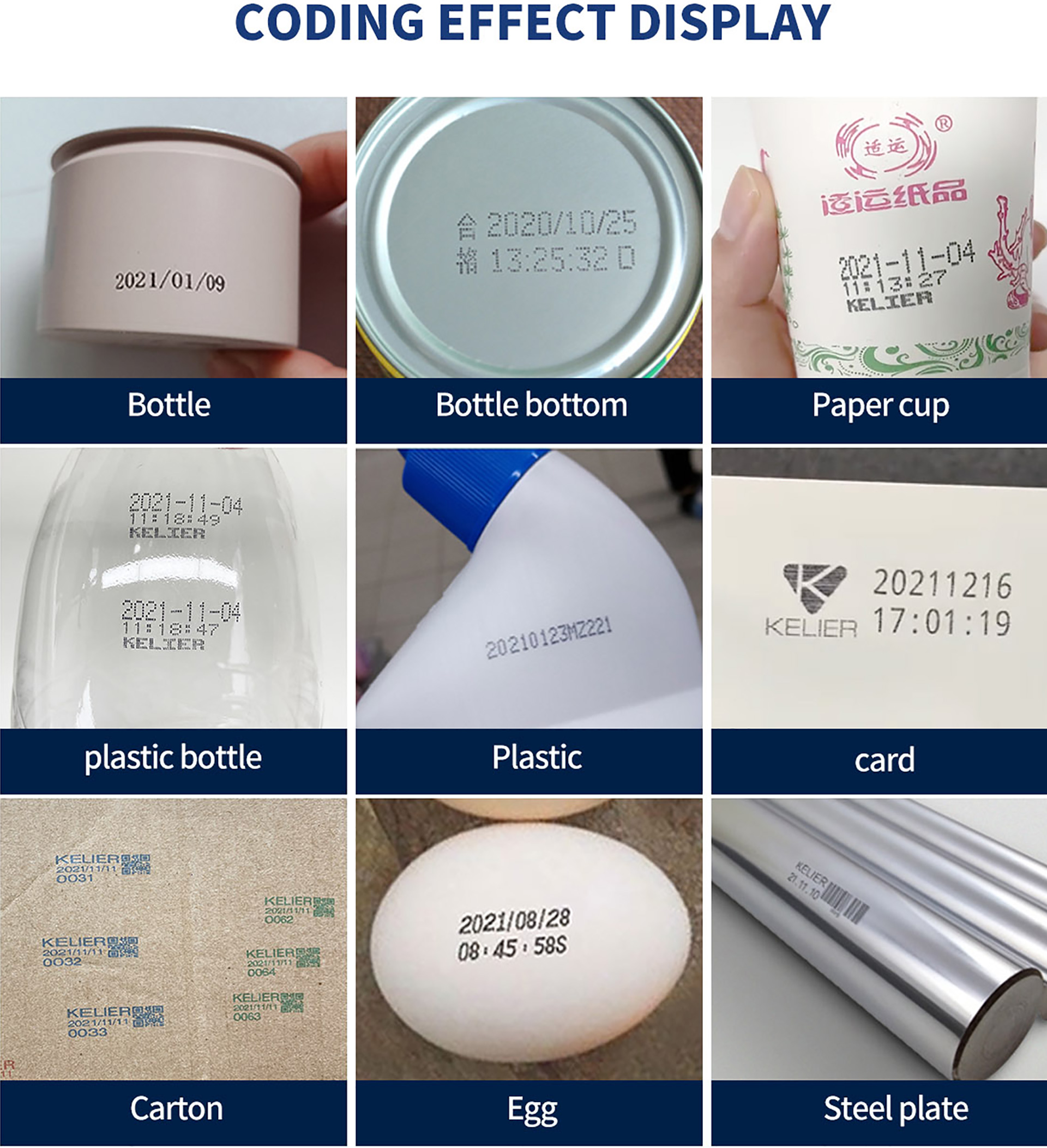 Industrial Handheld plastic bottle Expiry Date Inkjet Printer H6 11