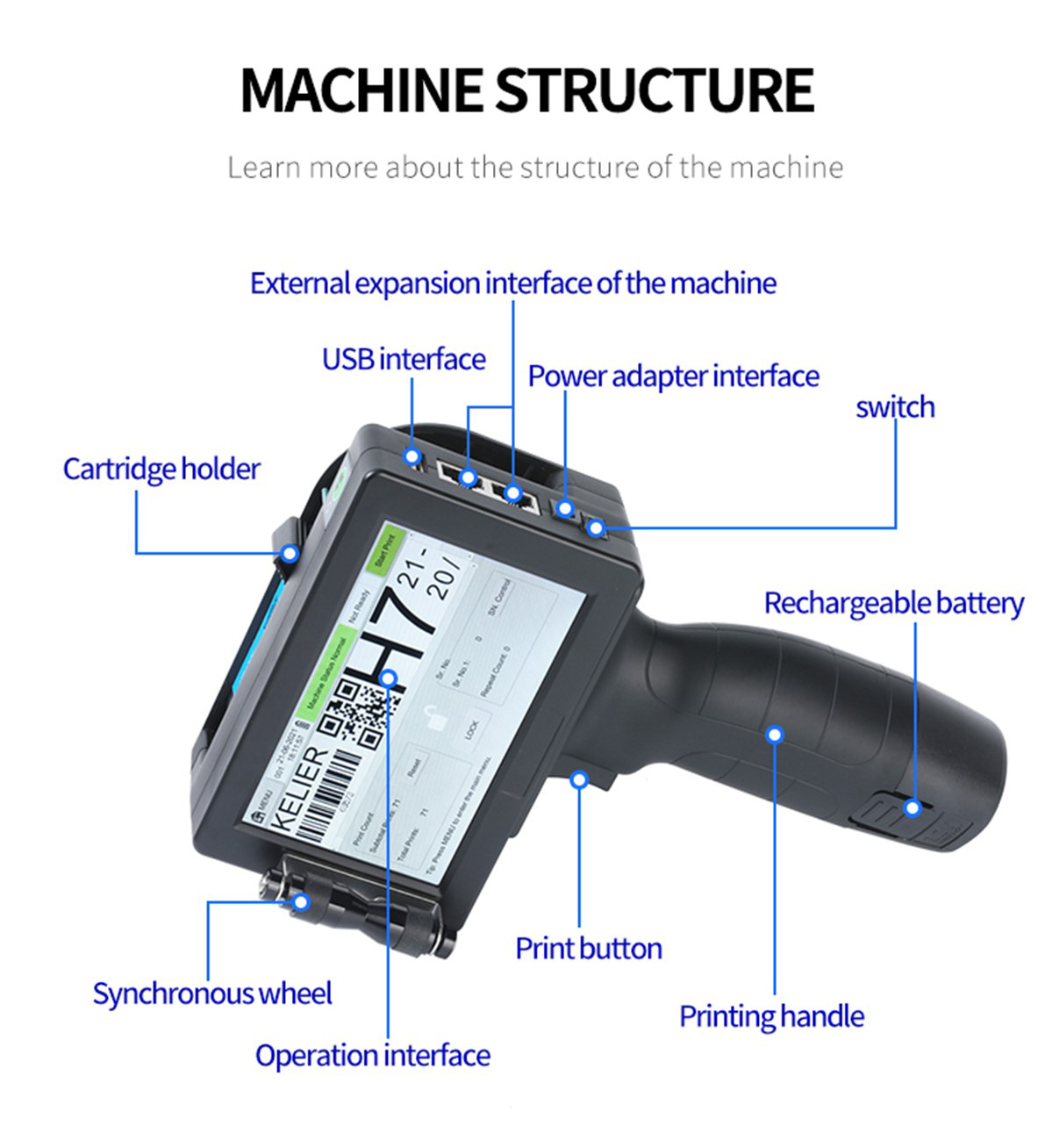 Kelier 2022 New Nucleic Acid Detection Reagent Expiration Date Printing Machine 10