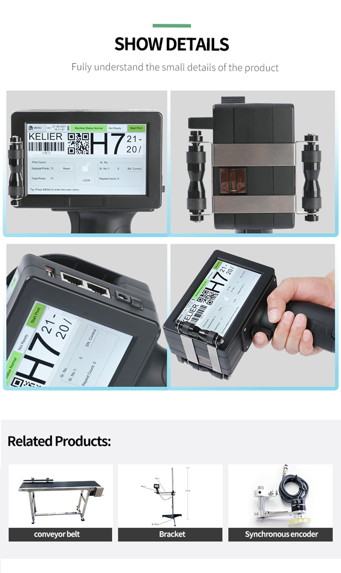 Kelier 2022 New Nucleic Acid Detection Reagent Expiration Date Printing Machine 12