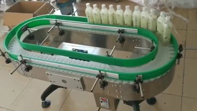 Various forms of roller conveyors can be customized for plastic bottle carton conveying 1