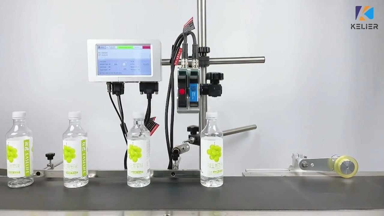 TIJ Double Head on-Line Machine for Date Printing of Plastic Bottle Caps 1