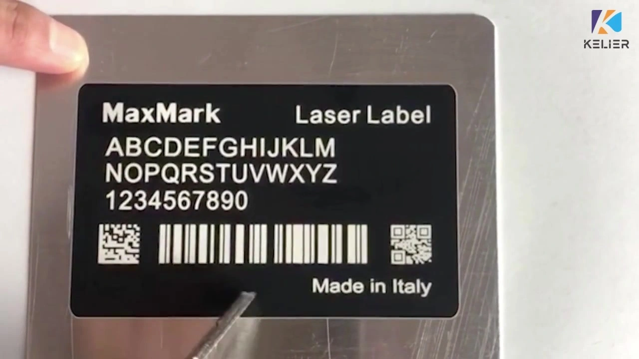 Laser Flexible Label Printing With Fiber Laser Marking Machine 1