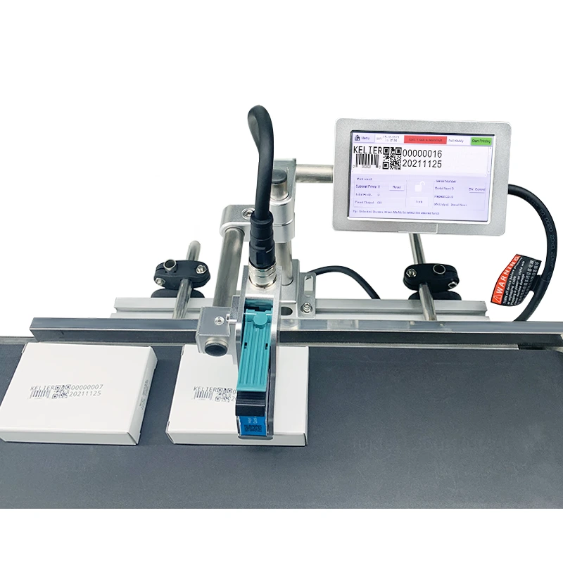 Online Inkjet Printer Coder Glass Bottle Expiry Batch Printing Machine Industrial Inkjet Printer Manufacturers | Kelier 1