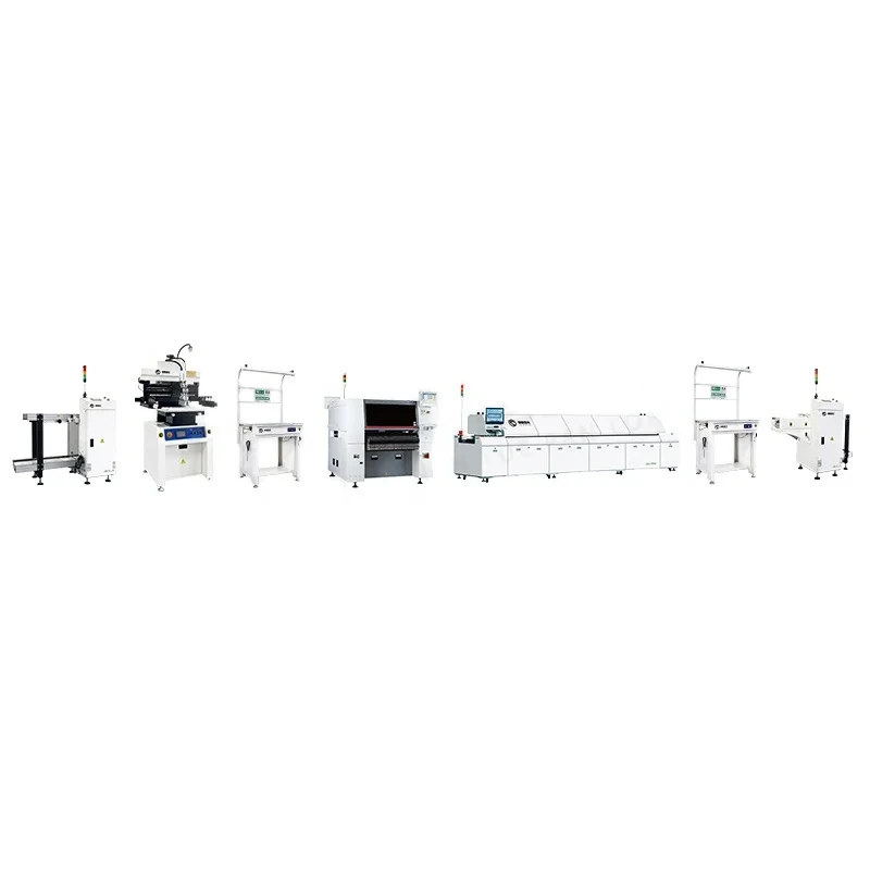 Línea original ligera llevada de la máquina de producción del horno de reflujo de la selección y del lugar de Smt del horno 8zones del reflujo 1