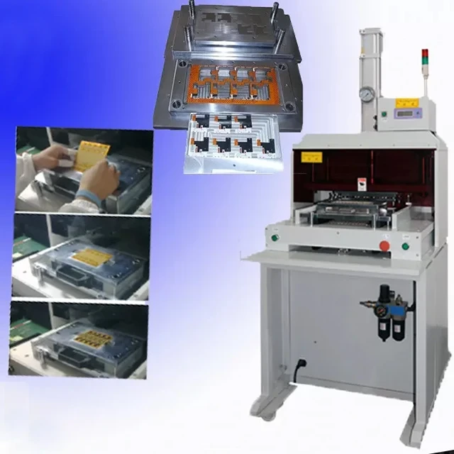 Punzonadora semiautomática fuera de línea para industria electrónica, herramienta de corte de PWB 1