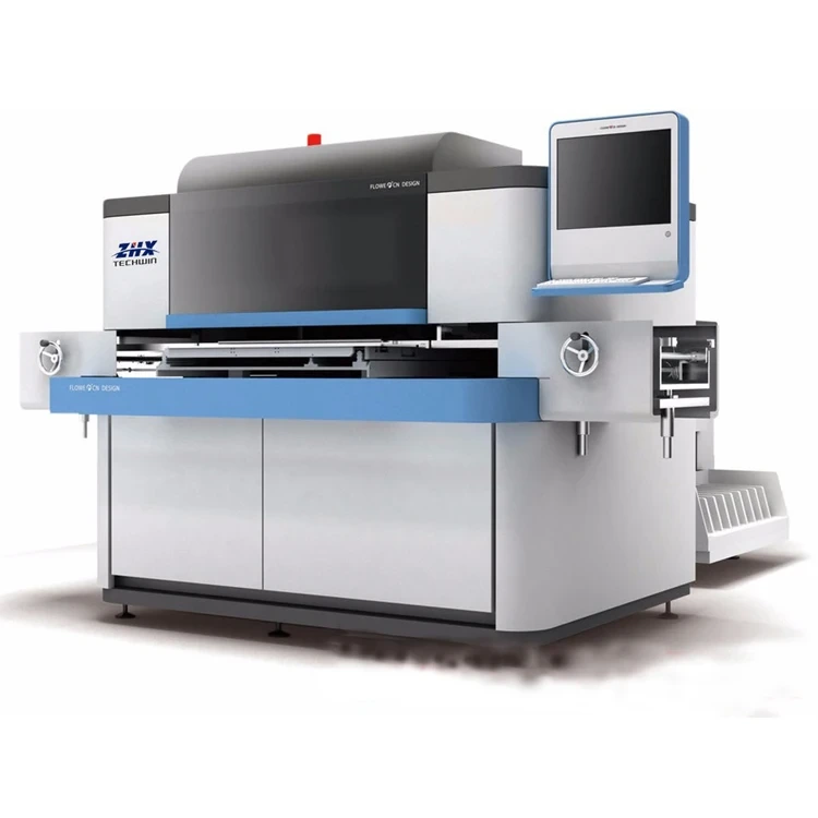 آلة التوصيل Zhx-r20ce-in (آلة التقاط ووضع) مزودة بوحدة تحكم منطقية قابلة للبرمجة ومحرك لخط تجميع لوحات الدوائر المطبوعة بتقنية SMT 1