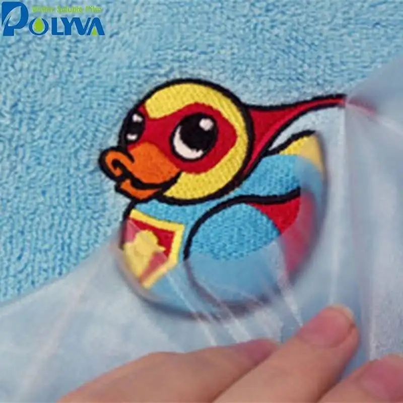 Cold Water Soluble Embroidery Stabilizer Film 1