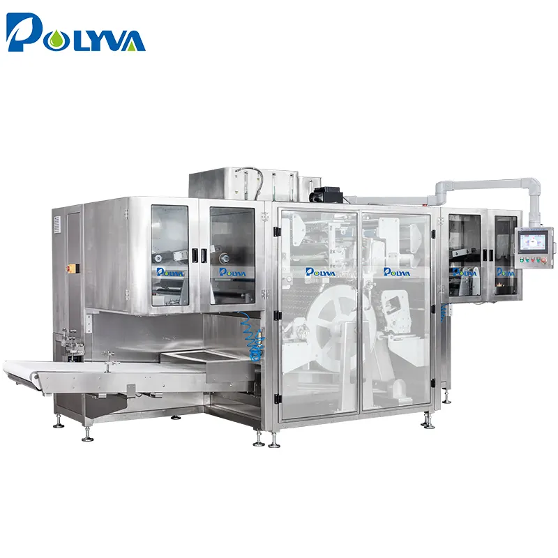 Water Soluble Pods Packaging Machine Water Soluble Film Packaging Detergent NZE530 for Sale 3