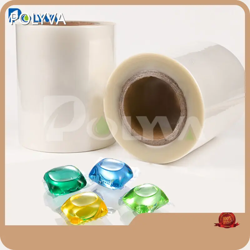 PVA Water Soluble Film Biodegradable Cosmetic Packaging 100M-1500M Stretch Film Distributor 1