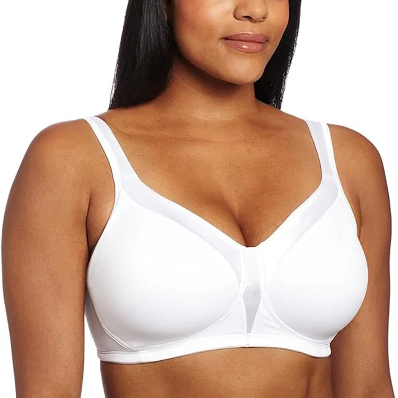 Soutien-gorge grande taille sans armatures, sous-vêtements en coton en dentelle, fin, sans coussinet, soutien-gorge pour femmes 1